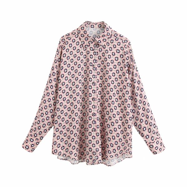 women geometric printing long sleeve loose shirts femme turn-down collar blouse casual lady smock blusas s7808, White
women geometric printing long sleeve loose shirts femme turn-down collar blouse casual lady smock blusas s7808, White