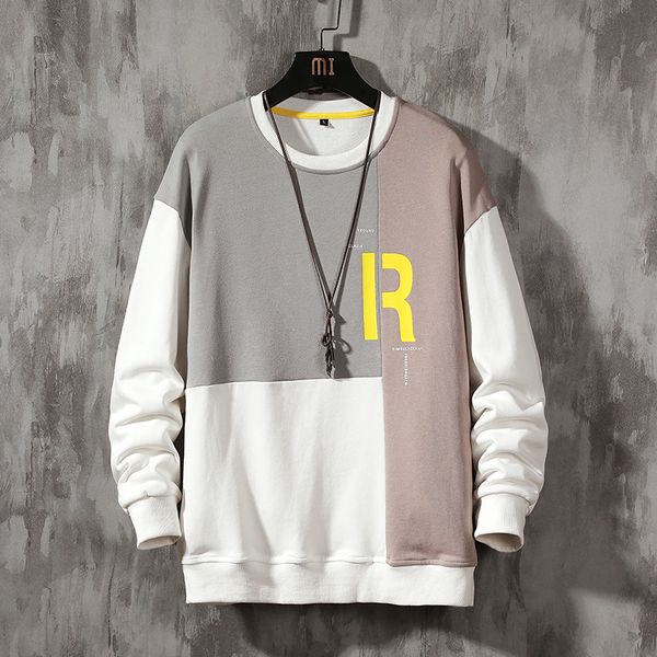 fashion brand patchwork hoodies spring autumn hip hop loose casual men's sweatshirts punk streetwear clothes kg-152, Black
fashion brand patchwork hoodies spring autumn hip hop loose casual men's sweatshirts punk streetwear clothes kg-152, Black