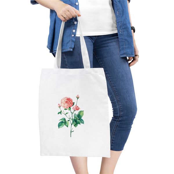 women diy flower print shoulder bag canvas handbag shopping bag folding tote grocery foldable eco bags
women diy flower print shoulder bag canvas handbag shopping bag folding tote grocery foldable eco bags