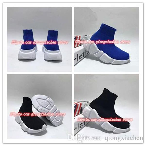 2019 wholesale luxury sock speed trainer running shoes black blue red kids' sneakers race runners fashion boots size 25-35
2019 wholesale luxury sock speed trainer running shoes black blue red kids' sneakers race runners fashion boots size 25-35