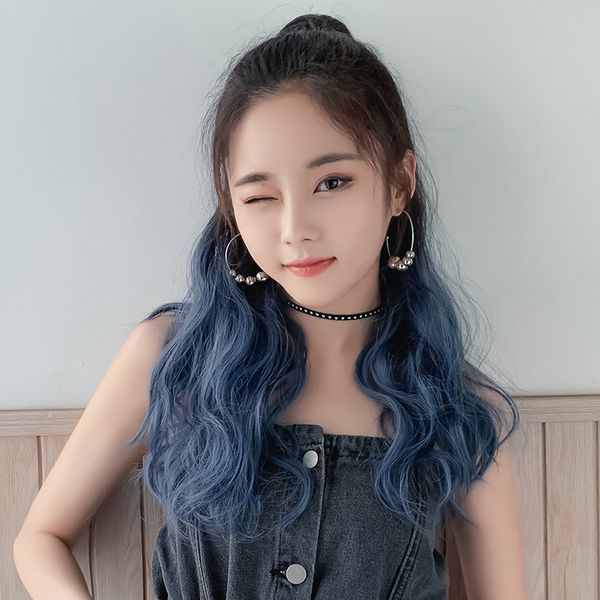 fashion charm women girls long hair wigs synthetic claw on ponytail hair body wave wig pony tail, Black
fashion charm women girls long hair wigs synthetic claw on ponytail hair body wave wig pony tail, Black