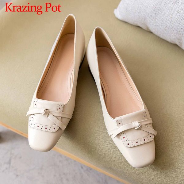 krazing pot genuine leather sweet solid carved ladies shoes med heels round toe slip on daily wear dating cozy women pumps l61, Black
krazing pot genuine leather sweet solid carved ladies shoes med heels round toe slip on daily wear dating cozy women pumps l61, Black