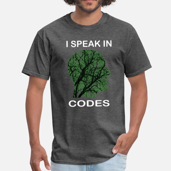 funny programming design i speak in codes t shirt men designing 100% cotton round neck vintage famous authentic summer style slim shirt
funny programming design i speak in codes t shirt men designing 100% cotton round neck vintage famous authentic summer style slim shirt