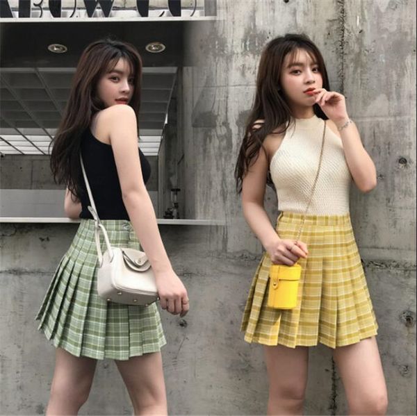 skirts 2021 spring summer avocado plaid pleated skirt short japanese style female green student jk uniform high waist, Black
skirts 2021 spring summer avocado plaid pleated skirt short japanese style female green student jk uniform high waist, Black