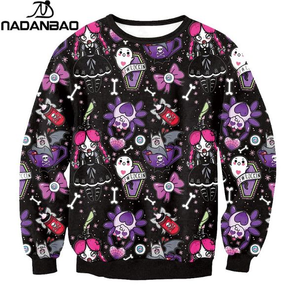 nadanbao brand new fashion women hoodies sweatshirt skull flower girl digital printed tracksuit long sleeve sudaderas mujer, Black
nadanbao brand new fashion women hoodies sweatshirt skull flower girl digital printed tracksuit long sleeve sudaderas mujer, Black