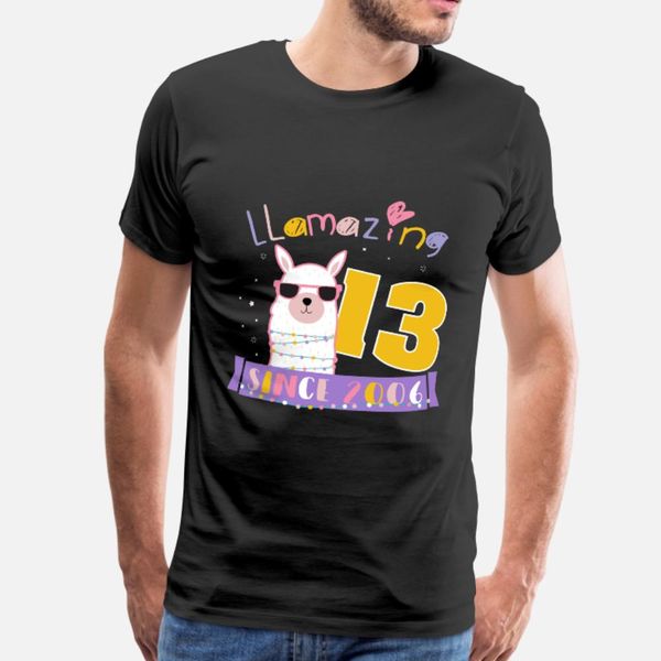 girls 13th birthday llamazing since 2006 t shirt men designing tee shirt s-3xl homme fitness new fashion spring original shirt
girls 13th birthday llamazing since 2006 t shirt men designing tee shirt s-3xl homme fitness new fashion spring original shirt