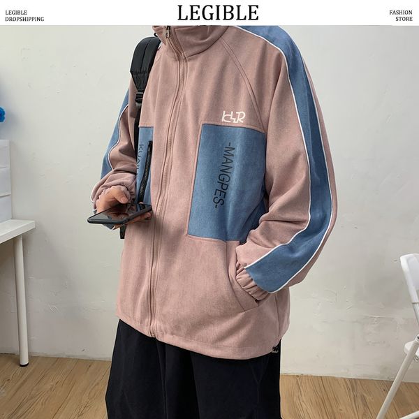 oversized jackets men fashion 2020 new autumn men's jacket zipper male patchwork sportswear warm coat outwear, Black;brown
oversized jackets men fashion 2020 new autumn men's jacket zipper male patchwork sportswear warm coat outwear, Black;brown