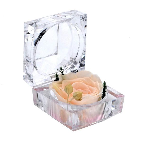 preserved fresh flower engagement ring box gift wedding storage display crystal valentine's day festival birthday romantic, Pink;blue
preserved fresh flower engagement ring box gift wedding storage display crystal valentine's day festival birthday romantic, Pink;blue