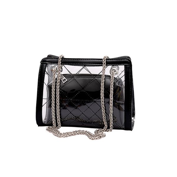 2020 shoulder transparent women's handbags black fashino trend jelly bag ladies handbags crossbody
2020 shoulder transparent women's handbags black fashino trend jelly bag ladies handbags crossbody