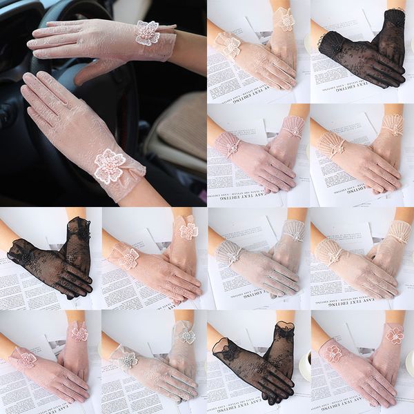 new summer women sunscreen short sun female gloves lady stretch touch screen thin lace gloves anti-uv lady driving, Blue;gray
new summer women sunscreen short sun female gloves lady stretch touch screen thin lace gloves anti-uv lady driving, Blue;gray