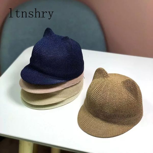 new straw baby cap for boy girl solid summer baby sun hat breathable with ears beach kids snapback hats children baseball cap, Yellow
new straw baby cap for boy girl solid summer baby sun hat breathable with ears beach kids snapback hats children baseball cap, Yellow