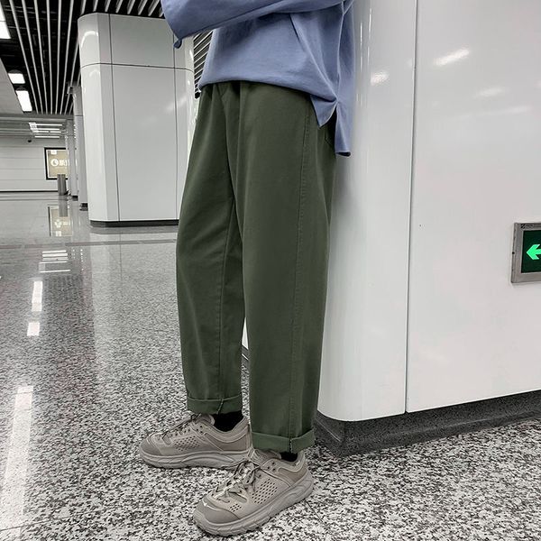 men's pants 2021 korean style cargo casual fashion trend straight streetwear black/green color loose trousers size 29-34
men's pants 2021 korean style cargo casual fashion trend straight streetwear black/green color loose trousers size 29-34