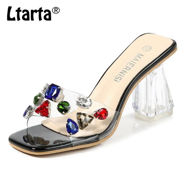 ltarta women's sandals low square supply plus crystal square transparent rivet sandals for women party wz-t8-8, Black
ltarta women's sandals low square supply plus crystal square transparent rivet sandals for women party wz-t8-8, Black
