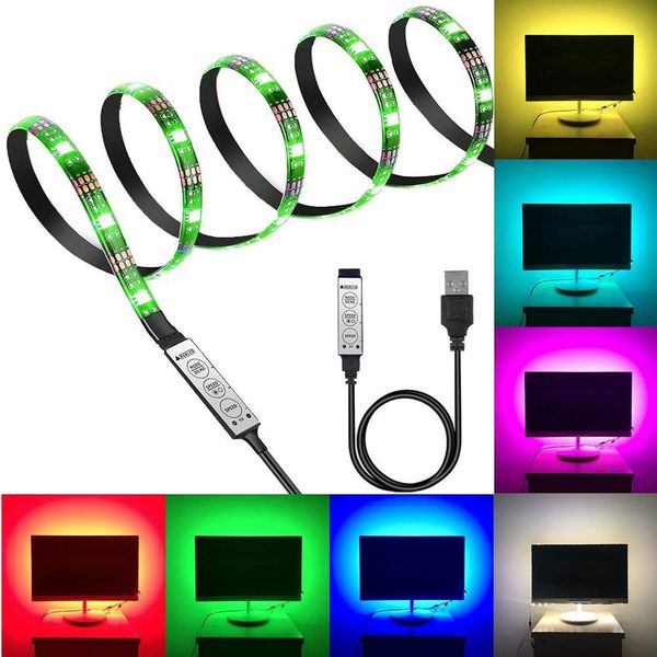 5050 rgb led strip light waterproof1m 2m with 5v usb cable and mini controller for tv pc lapbackground lighting
5050 rgb led strip light waterproof1m 2m with 5v usb cable and mini controller for tv pc lapbackground lighting