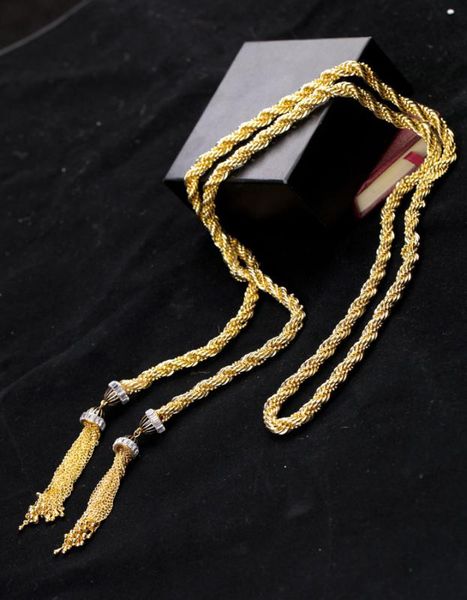 office lady love exquisite shiny chic gold color tassel long necklace fahsion noble dress jewelry for women gifts, Silver
office lady love exquisite shiny chic gold color tassel long necklace fahsion noble dress jewelry for women gifts, Silver