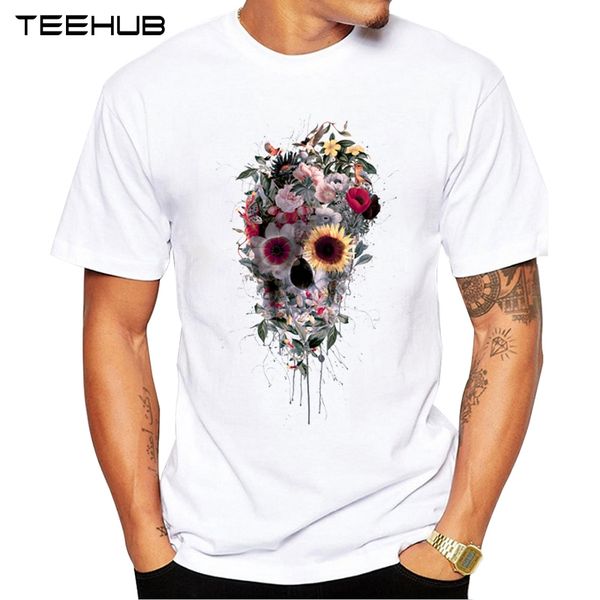 teehub skull floral print t-shirt fashion geek fitness cool o-neck men's t shirt summer short sleeve men clothing
teehub skull floral print t-shirt fashion geek fitness cool o-neck men's t shirt summer short sleeve men clothing