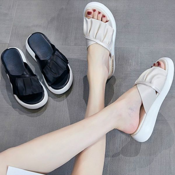 slippers for women outdoor wear out thick bottom fashion 2020 summer woman student leisure sports beach shoes zapatos de mujer, Black
slippers for women outdoor wear out thick bottom fashion 2020 summer woman student leisure sports beach shoes zapatos de mujer, Black