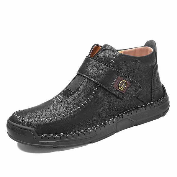 breathable 2020 boots men pu leather ankle boots work safety men fashion design chaussure homme 39-48, Black
breathable 2020 boots men pu leather ankle boots work safety men fashion design chaussure homme 39-48, Black