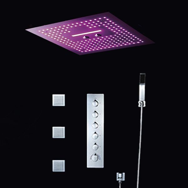 factory supply bathroom shower faucets 16 inch remote control led color change rainfall shower, misty,waterfall shower panel thermostatic
factory supply bathroom shower faucets 16 inch remote control led color change rainfall shower, misty,waterfall shower panel thermostatic