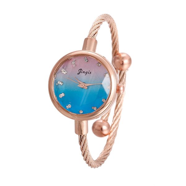 luxury rosegold bracelet watches women fashion rainbow shine diamond elegant ladies bangle wristwatch female quartz montre femme, Slivery;brown
luxury rosegold bracelet watches women fashion rainbow shine diamond elegant ladies bangle wristwatch female quartz montre femme, Slivery;brown