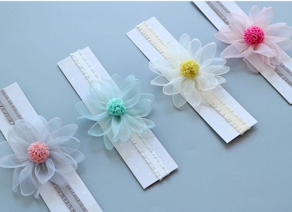 12pcs fashion cute gauze floral headbands solid pom pom flower soft hairbands princess headwear boutique hair accessories, Slivery;white
12pcs fashion cute gauze floral headbands solid pom pom flower soft hairbands princess headwear boutique hair accessories, Slivery;white