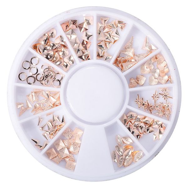 nail art decorations 1 box 12 grids golden accessories frosted metal rivet jewelry rice grain triangle round decoration, Silver;gold
nail art decorations 1 box 12 grids golden accessories frosted metal rivet jewelry rice grain triangle round decoration, Silver;gold