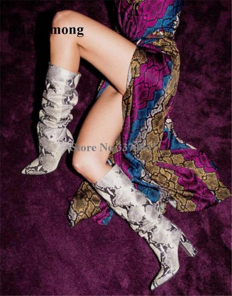 autumn new fashion pointed toe snake leather chunky heel knee high boots grey blue yellow blue printed long thick high heel boot, Black
autumn new fashion pointed toe snake leather chunky heel knee high boots grey blue yellow blue printed long thick high heel boot, Black