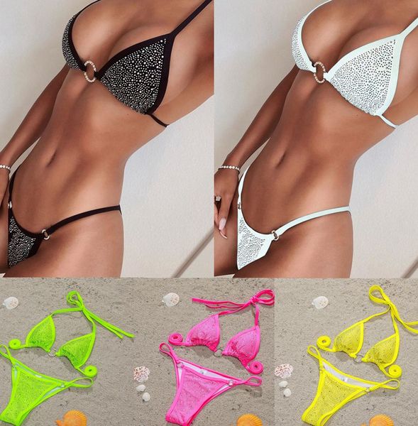 2pcs 1set summer diamond rhinestone bikini set for women bras shorts swimsuit beach swimwear swimming bathing sets kka8113, White
2pcs 1set summer diamond rhinestone bikini set for women bras shorts swimsuit beach swimwear swimming bathing sets kka8113, White