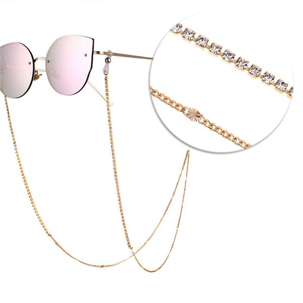 fashion chic womens gold color eyeglass chains sunglasses reading beaded glasses chain eyewears cord holder neck strap rope, Silver
fashion chic womens gold color eyeglass chains sunglasses reading beaded glasses chain eyewears cord holder neck strap rope, Silver