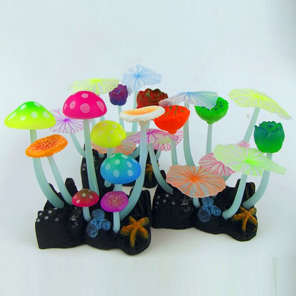 fish tank silicone luminous mushroom leaf decoration aquarium green plants water grass ornament plant
fish tank silicone luminous mushroom leaf decoration aquarium green plants water grass ornament plant