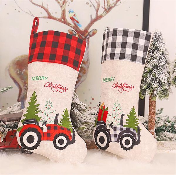 2 styles red and black lattice christmas stocking creative cartoon car candy sock hanging christmas tree decoration family party pendant
2 styles red and black lattice christmas stocking creative cartoon car candy sock hanging christmas tree decoration family party pendant