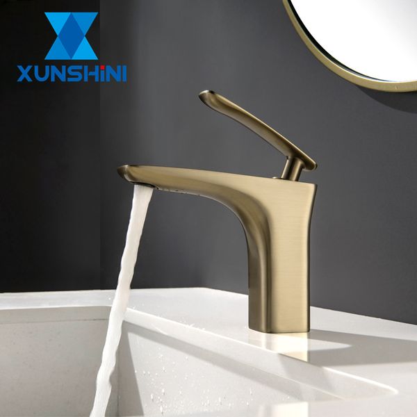xunshini luxury basin bathroom faucet cold control single handle single hole tap black gold white multicolor brushed faucets
xunshini luxury basin bathroom faucet cold control single handle single hole tap black gold white multicolor brushed faucets
