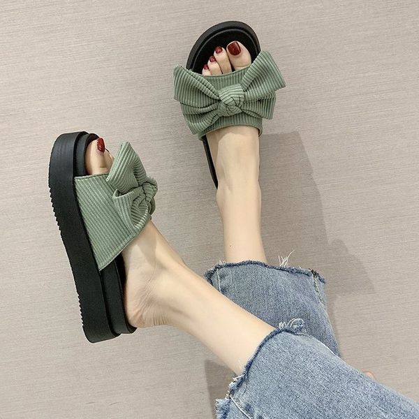 women casual summer slippers platform sandals beach shoes anti-skid flip flops women bow knot wedges slippers thick bottom shoes, Black
women casual summer slippers platform sandals beach shoes anti-skid flip flops women bow knot wedges slippers thick bottom shoes, Black