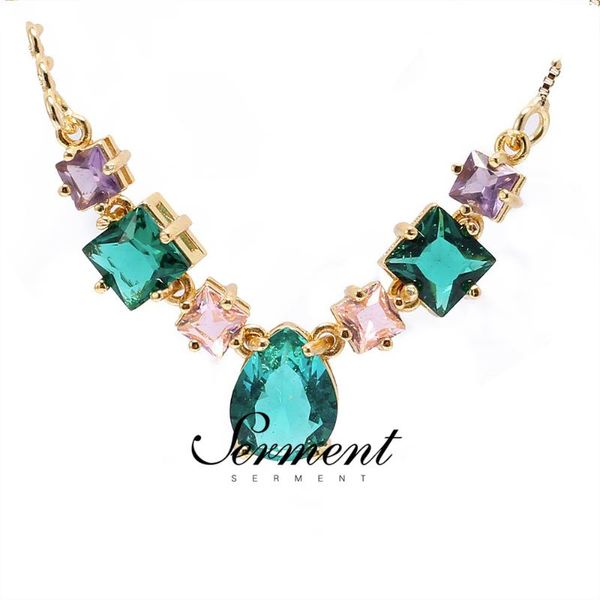 serment new fashion wedding party gilded crystal zircon pendant necklace for women princess luxury pendant jewelry, Silver
serment new fashion wedding party gilded crystal zircon pendant necklace for women princess luxury pendant jewelry, Silver