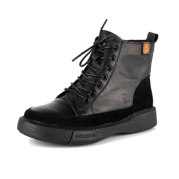 boots 100% genuine leather women early winter shoes 2021 casual ankle cow ladies footwear black a2689
boots 100% genuine leather women early winter shoes 2021 casual ankle cow ladies footwear black a2689