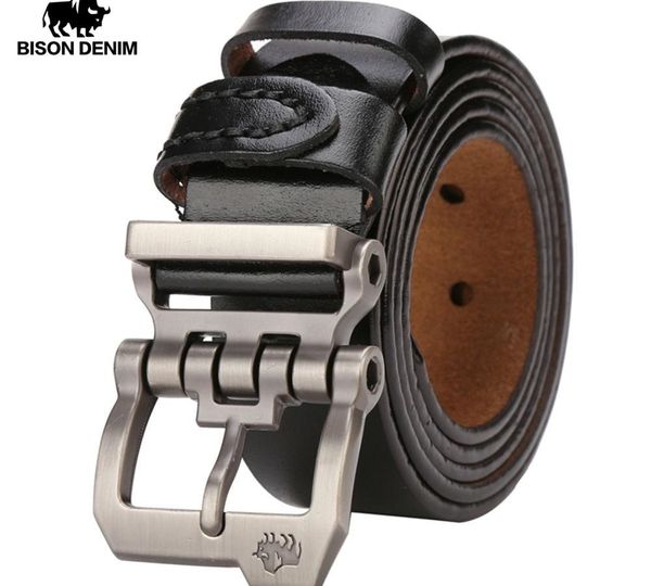 bison denim men belt for men cowskin genuine leather personality men belt buckle quality male brown strap vintage jeans t200113
bison denim men belt for men cowskin genuine leather personality men belt buckle quality male brown strap vintage jeans t200113