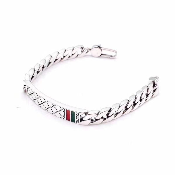 luxurious style s925 sterling silver pendant bracelet with red and greeen style for women wedding gift jewelry ps5312, Black
luxurious style s925 sterling silver pendant bracelet with red and greeen style for women wedding gift jewelry ps5312, Black