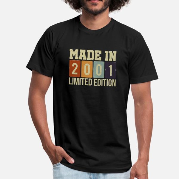 made in 2001 limited edition birthday t shirt men printed tee shirt euro size s-3xl male crazy new fashion summer style trend shirt
made in 2001 limited edition birthday t shirt men printed tee shirt euro size s-3xl male crazy new fashion summer style trend shirt