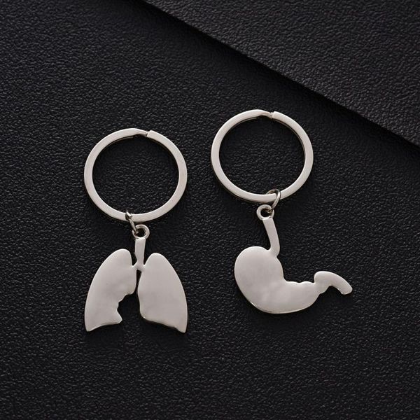 by dhl 100pcs/lot 2020 new metal lung keychains stomach keyrings organ shaped key chains novelty gifts, Silver
by dhl 100pcs/lot 2020 new metal lung keychains stomach keyrings organ shaped key chains novelty gifts, Silver