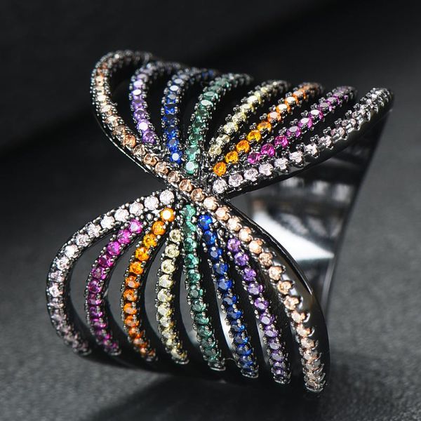 siscathy monaco designer luxury twist lines geometry cubic zironium engagement dubai naija bridal finger rings jewelry addiction, Golden;silver
siscathy monaco designer luxury twist lines geometry cubic zironium engagement dubai naija bridal finger rings jewelry addiction, Golden;silver