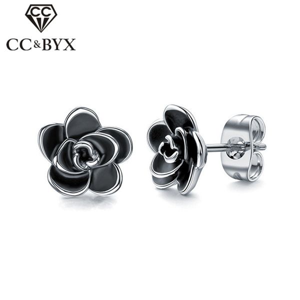 stud vintage earrings for women rose flower dripping oil ear studs classic style white gold / brincos cce500, Golden;silver
stud vintage earrings for women rose flower dripping oil ear studs classic style white gold / brincos cce500, Golden;silver