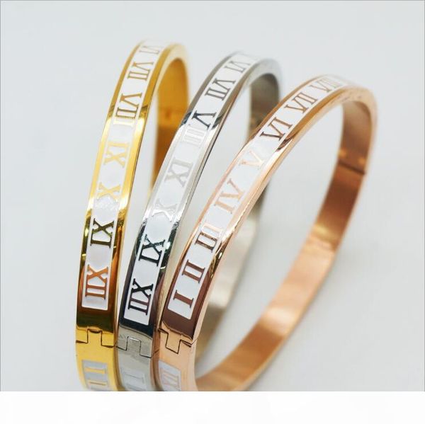 jewelry woman bangle bracelet 316l titanium steel roman numeral bracelet rose gold silver engagement wedding bangle bracelet, Black
jewelry woman bangle bracelet 316l titanium steel roman numeral bracelet rose gold silver engagement wedding bangle bracelet, Black
