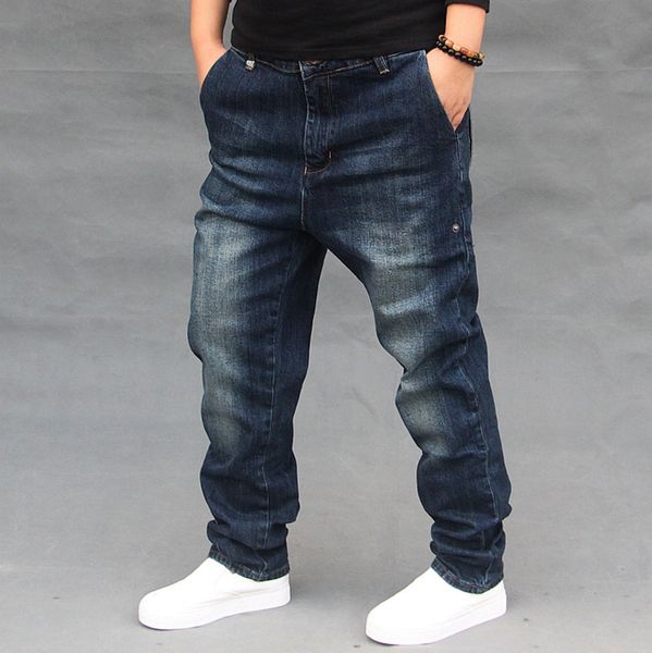 men's jeans spring men loose street dance jean trouser hip hop baggy denim harem pants male big size patchwork oversize cross fsh09, Blue
men's jeans spring men loose street dance jean trouser hip hop baggy denim harem pants male big size patchwork oversize cross fsh09, Blue