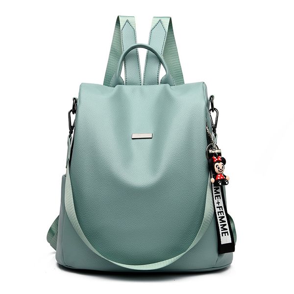 women 's backpack 2020 new spring new fashion wild quality soft leather leisure travel large capacity blue color bag purse
women 's backpack 2020 new spring new fashion wild quality soft leather leisure travel large capacity blue color bag purse