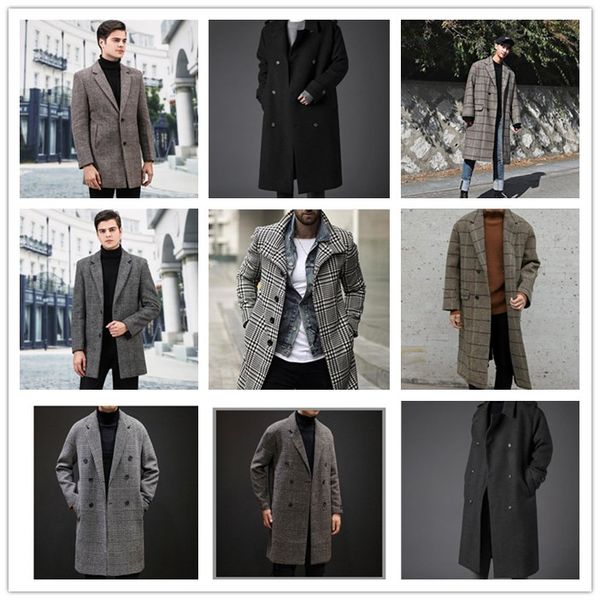 mens plaid winter trench coats man lapel neck single breasted pocket long coats men high fashion plus size loose outerwears, Tan;black
mens plaid winter trench coats man lapel neck single breasted pocket long coats men high fashion plus size loose outerwears, Tan;black