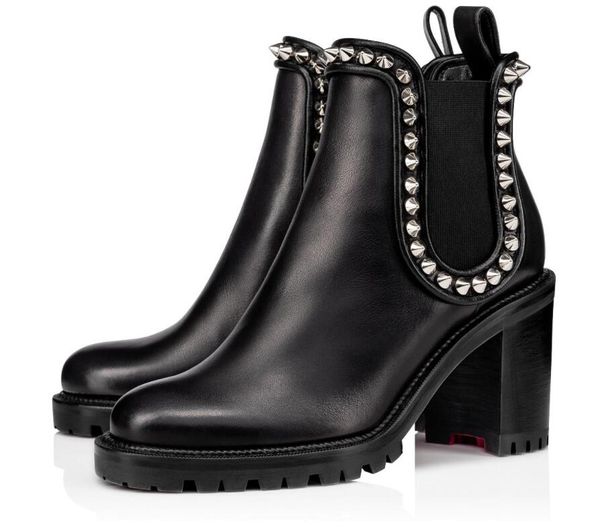 famous design lug sole red bottom capahuttas ankle boots women booty black genuine leather ladies bottes luxurious brands red sole booties
famous design lug sole red bottom capahuttas ankle boots women booty black genuine leather ladies bottes luxurious brands red sole booties