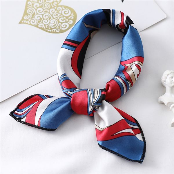2020 new women silk scarf square foulard lady's neck hair scarves design printed head kerchief fashion girl hair scarfs, Blue;gray
2020 new women silk scarf square foulard lady's neck hair scarves design printed head kerchief fashion girl hair scarfs, Blue;gray