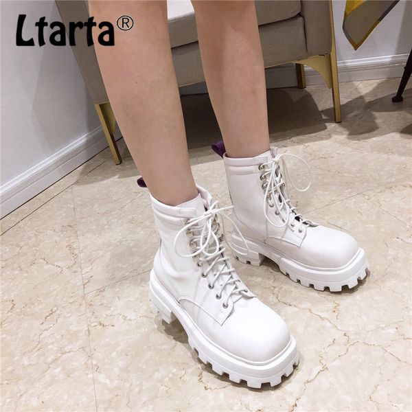 ltarta 2020 black white new lace platform ankle lace up semi-high heeled booties boots for women fashion -2039-1
ltarta 2020 black white new lace platform ankle lace up semi-high heeled booties boots for women fashion -2039-1