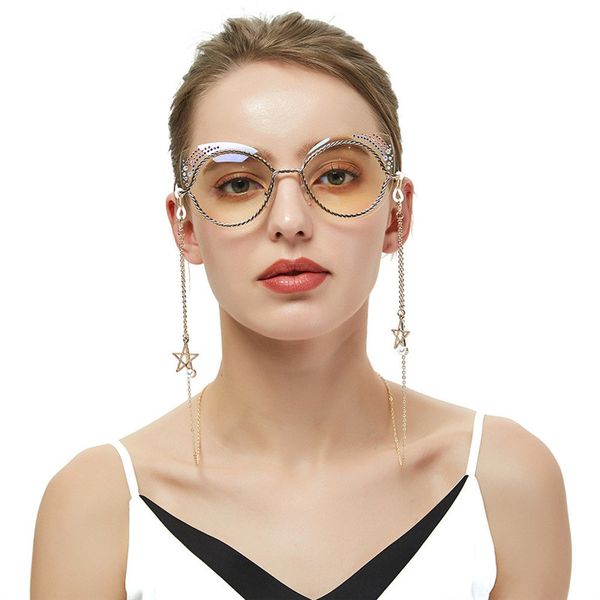 10pcs/lot hollow out five star pearl eyeglasses chains popular stainless steel eyewear rope pendant women reading border strap accessories
10pcs/lot hollow out five star pearl eyeglasses chains popular stainless steel eyewear rope pendant women reading border strap accessories
