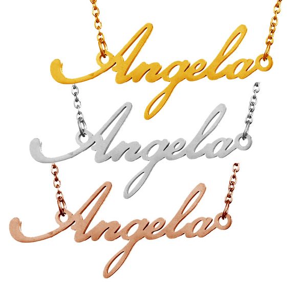 diy titanium steel ladies necklace english alphabet name custom stainless steel rose gold clavicle chain pendant, Silver
diy titanium steel ladies necklace english alphabet name custom stainless steel rose gold clavicle chain pendant, Silver